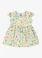 Rovi Kids - Vestido Infantil Meia Malha Estampado Verde - variação: Verde