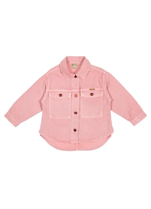 Milon - a Jaqueta Infantil Menina Sarja Rosa - MILON