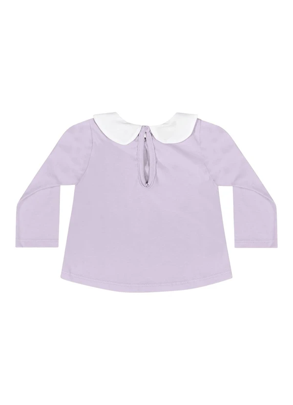 Quimby - Blusa Manga Longa para Bebê Menina Roxo 5