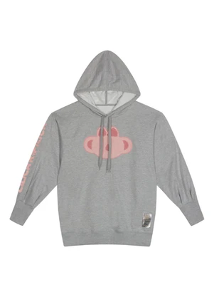 Lilica Ripilica - Blusão Moletom com Capuz Feminino Cinza - LILICA RIPILICA