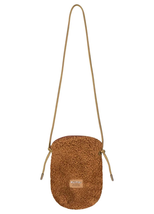 Quimby - Bolsa com Pelinhos para Menina Marrom 3