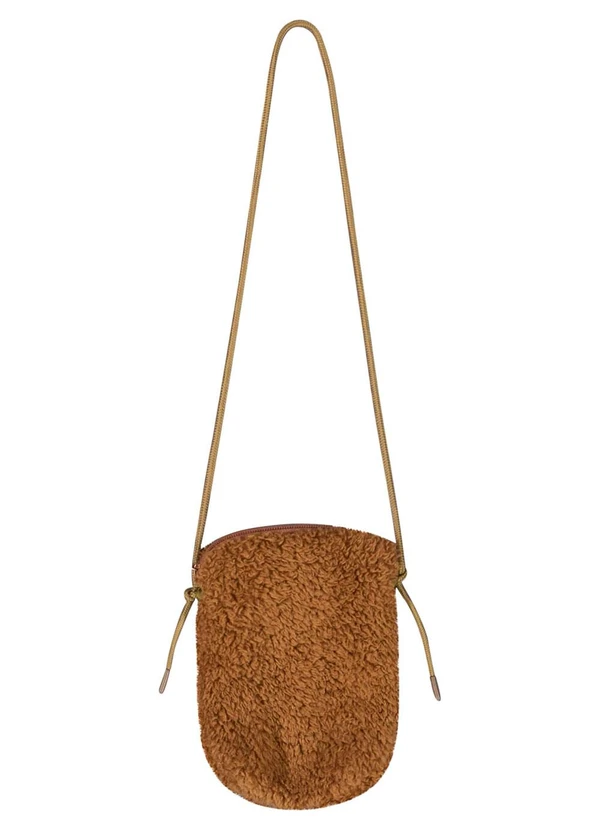 Quimby - Bolsa com Pelinhos para Menina Marrom 4