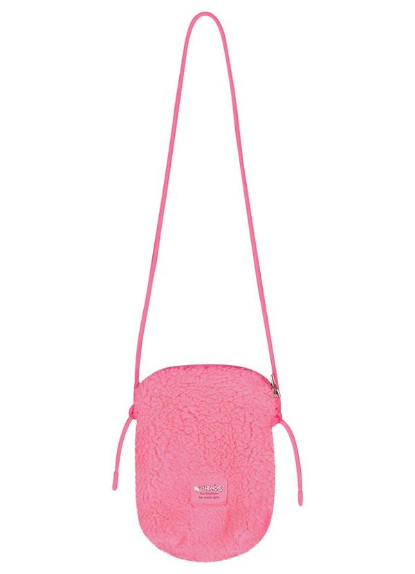 Quimby - Bolsa com Pelinhos para Menina Rosa