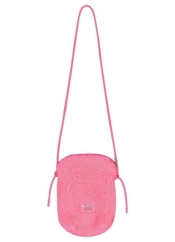 Quimby - Bolsa com Pelinhos para Menina Rosa