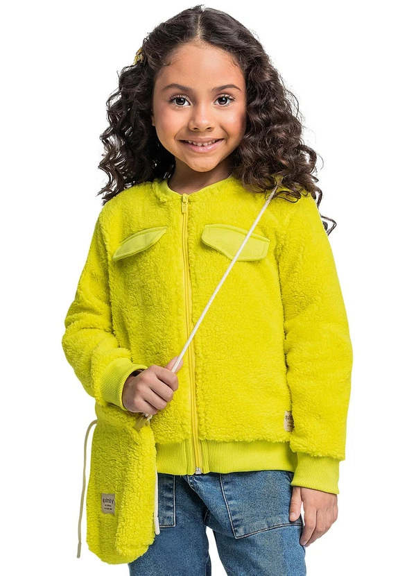 Quimby - Bolsa com Pelinhos para Menina Verde