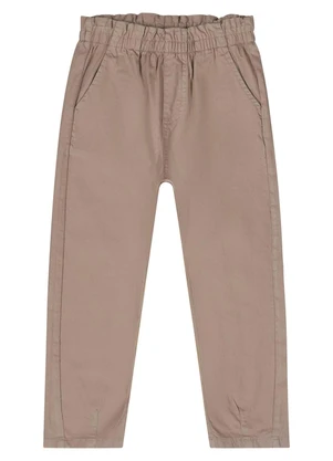 Quimby - Calça em Sarja para Menina Marrom - QUIMBY