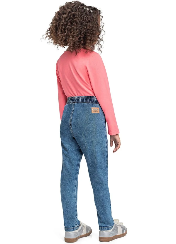 Quimby - Calça Jeans Infantil para Menina Azul 4