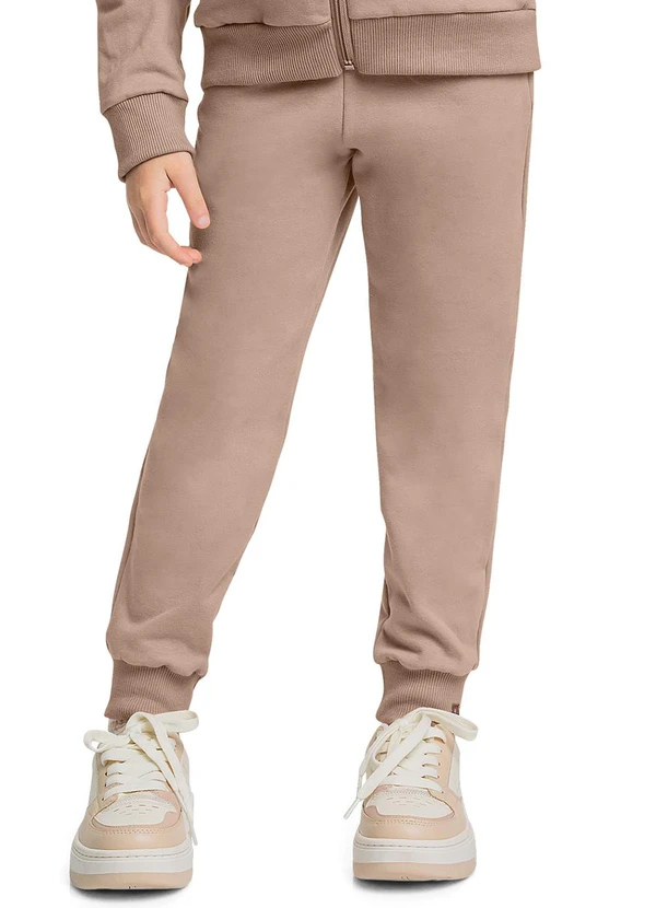 Quimby - Calça Jogger para Menina Marrom