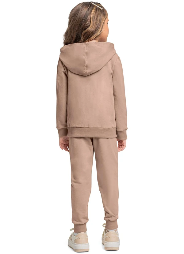 Quimby - Calça Jogger para Menina Marrom 4