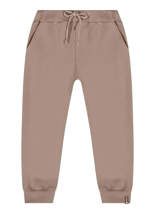 Quimby - Calça Jogger para Menina Marrom 5