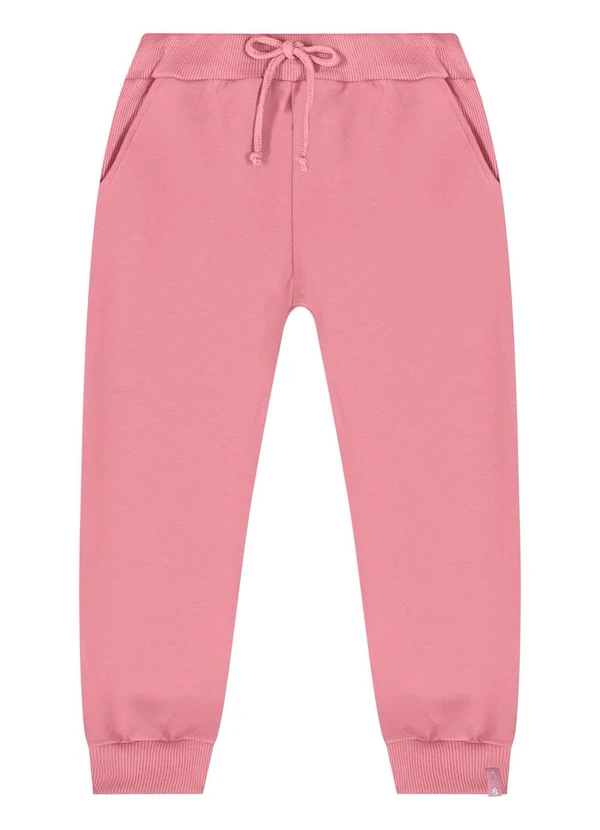 Quimby - Calça Jogger para Menina Rosa
