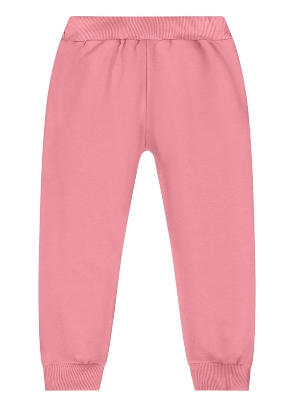 Quimby - Calça Jogger para Menina Rosa 2