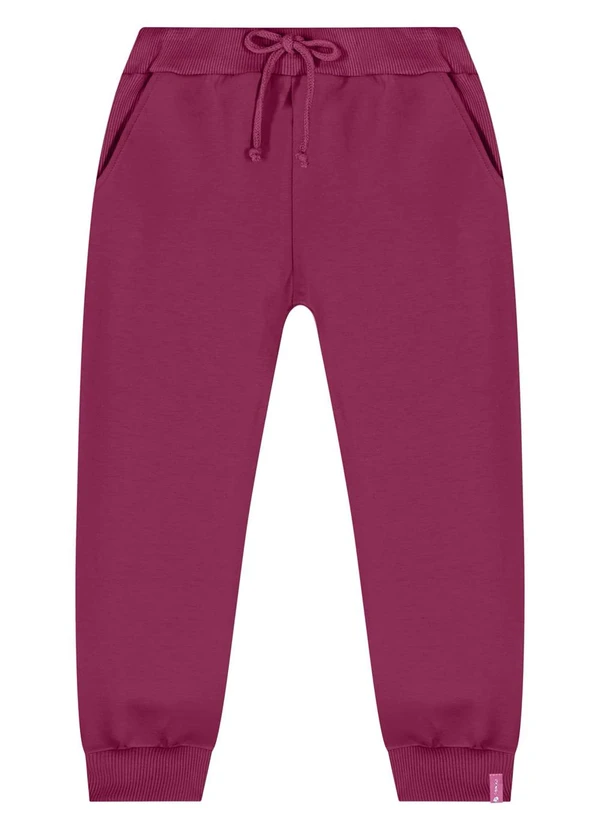 Quimby - Calça Jogger para Menina Rosa