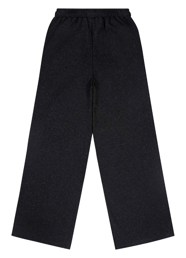 Gloss - Calça Juvenil em Malha Lurex Preto 5