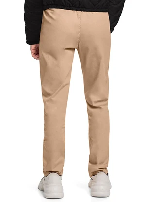 Gloss - Calça Juvenil para Menina em Sarja Marrom - GLOSS
