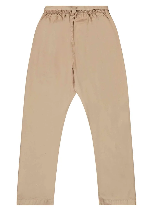 Gloss - Calça Juvenil para Menina em Sarja Marrom 6