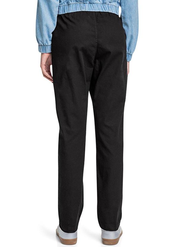 Gloss - Calça Juvenil para Menina em Sarja Preto 2