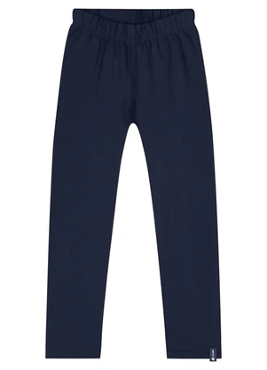 Quimby - Calça Legging Básica Menina Azul - QUIMBY