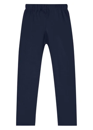 Quimby - Calça Legging Básica Menina Azul - QUIMBY