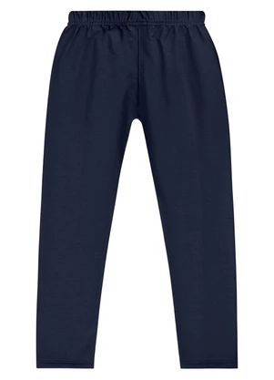 Quimby - Calça Legging Básica Menina Azul - QUIMBY