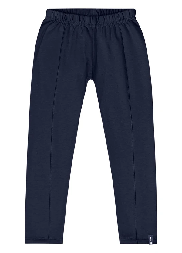 Quimby - Calça Legging Básica Menina Azul