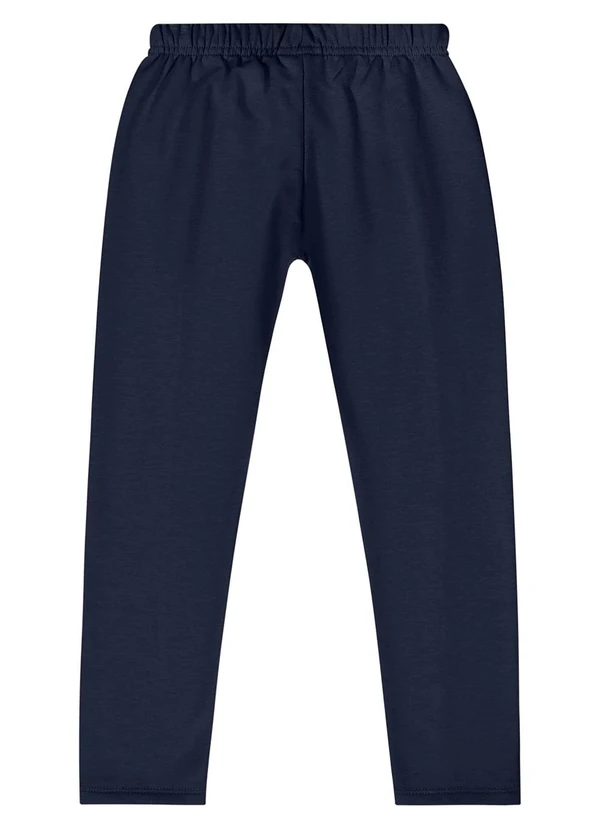 Quimby - Calça Legging Básica Menina Azul 2