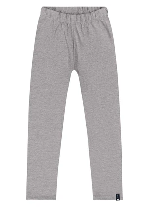 Quimby - Calça Legging Básica Menina Cinza - QUIMBY