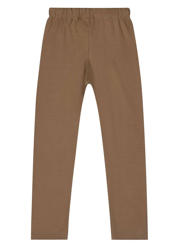 Quimby - Calça Legging Básica Menina Marrom 4