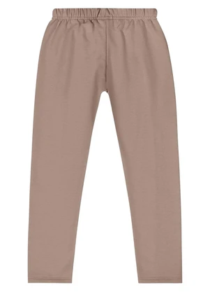 Quimby - Calça Legging Básica Menina Marrom - QUIMBY