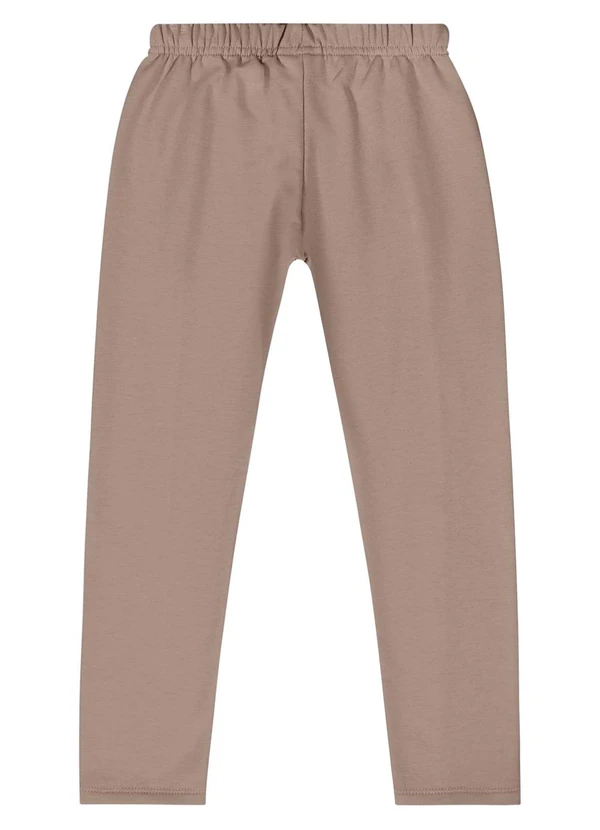 Quimby - Calça Legging Básica Menina Marrom 2