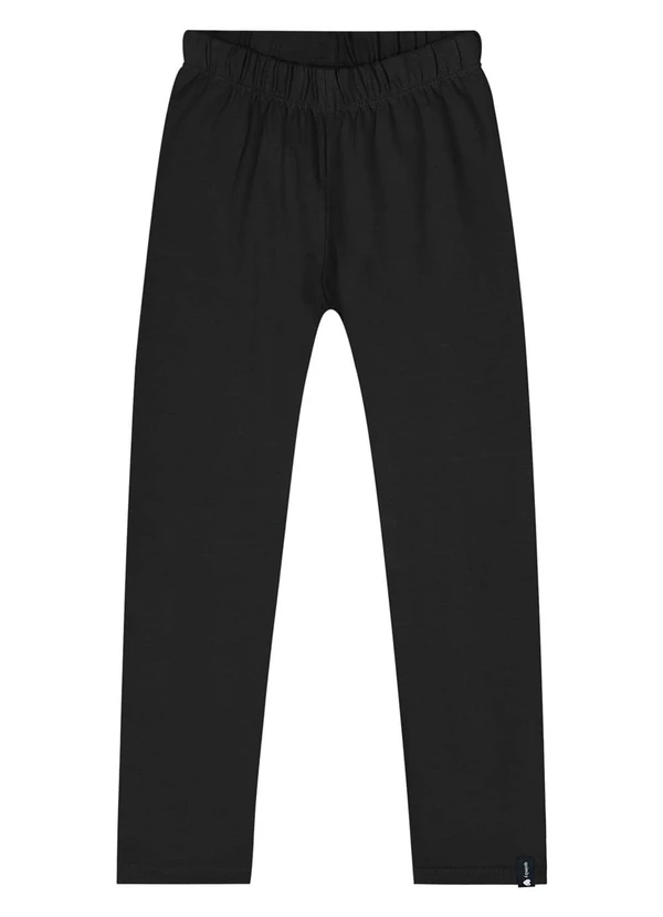 Quimby - Calça Legging Básica Menina Preto 3