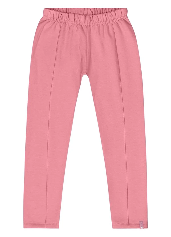 Quimby - Calça Legging Básica Menina Rosa