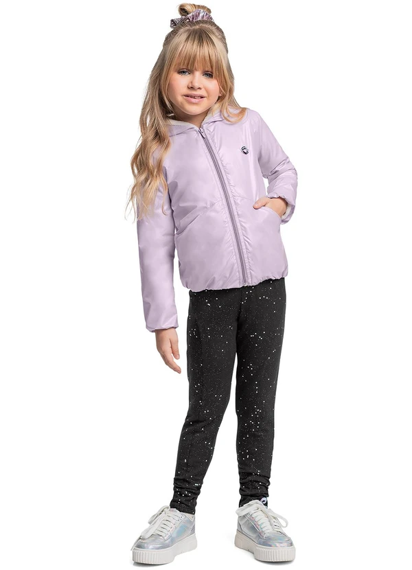 Quimby - Calça Legging com Glitter Preto 3