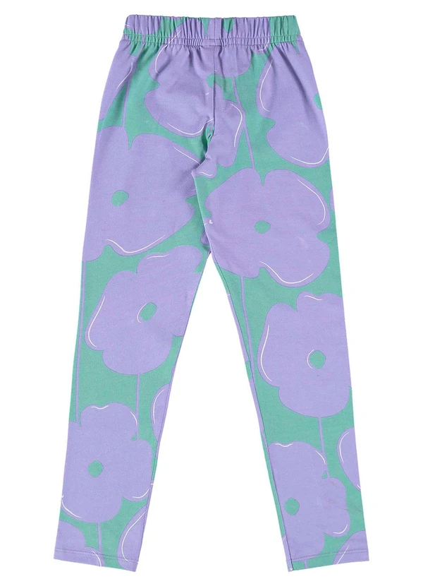 Bee Loop - Calça Legging em Cotton Infantil Azul 2