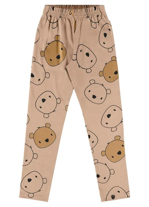 Bee Loop - Calça Legging em Cotton Marrom - BEE LOOP