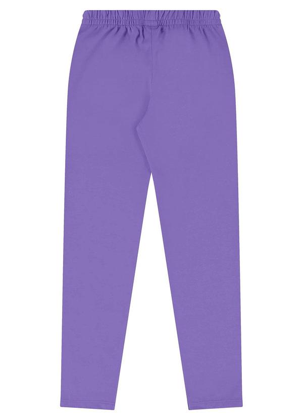 Bee Loop - Calça Legging Infantil em Cotton Roxo