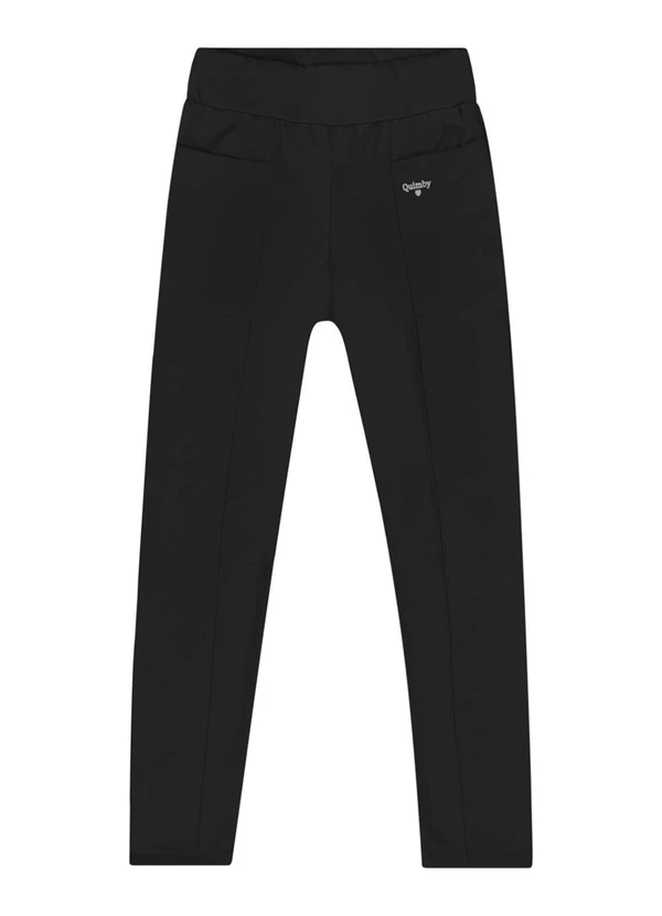 Quimby - Calça Legging Malha Térmica Menina Preto