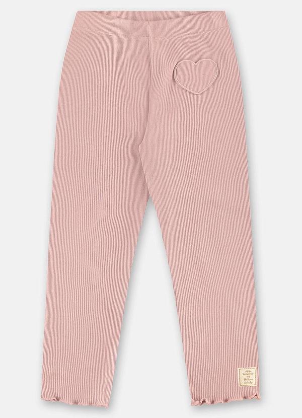 Up Baby - Calça Legging para em Ribana Rosa
