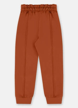 Up Baby - Calça Menina Molecotton Marrom - UP BABY