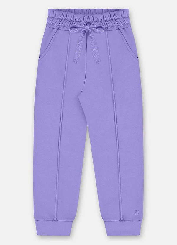 Up Baby - Calça Menina Molecotton Roxo