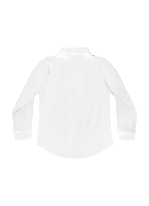 Quimby - Camisa Manga Longa para Menina Branco 4