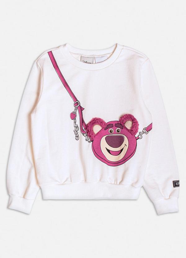 Momi - Casaco com Orelhinhas de Moletom Off White