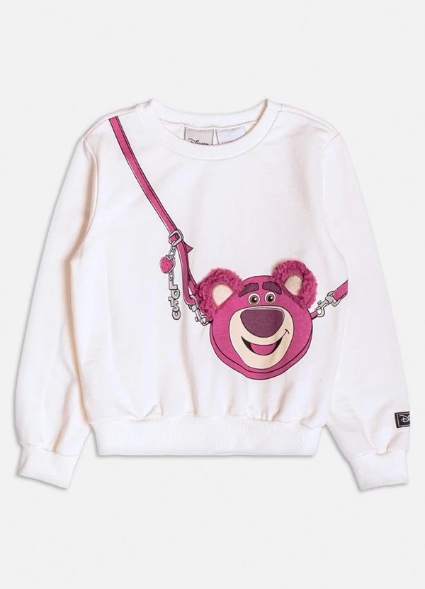 Momi - Casaco com Orelhinhas de Moletom Off White