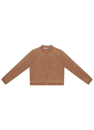 Minty - Casaco Feminino Material Sintético Marrom - MINTY