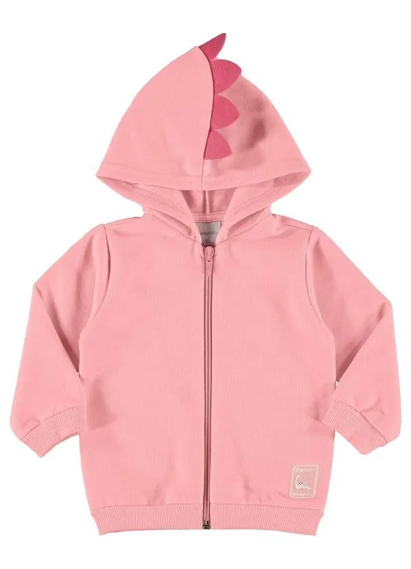 Quimby - Jaqueta Básica Bebê Moletom Rosa