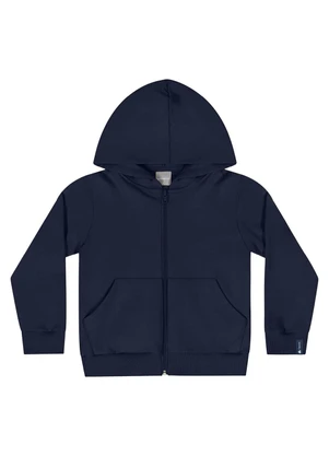 Quimby - Jaqueta Básica para Menina Azul - QUIMBY