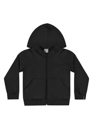 Quimby - Jaqueta Básica para Menina Preto - QUIMBY