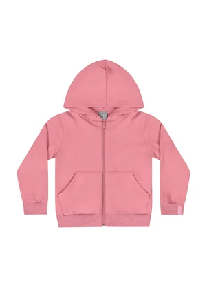 Quimby - Jaqueta Básica para Menina Rosa - QUIMBY