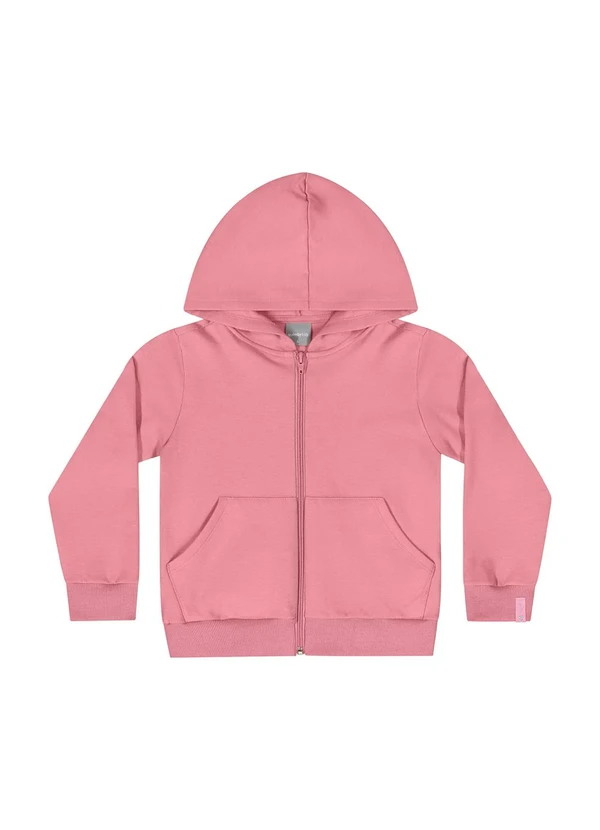 Quimby - Jaqueta Básica para Menina Rosa