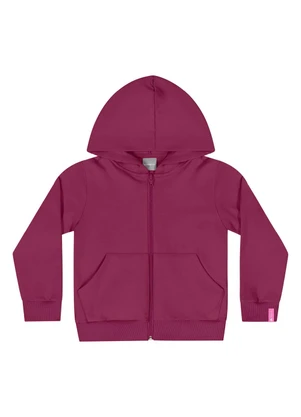 Quimby - Jaqueta Básica para Menina Rosa - QUIMBY